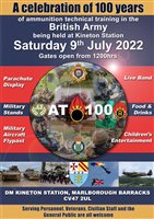 Kineton Station Open Day Celebrating 100 Years of Ammunition Technical Training - Saturday 9 July 