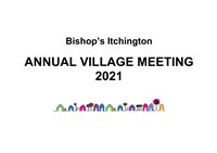 Bishop's Itchington Village Meeting 2021